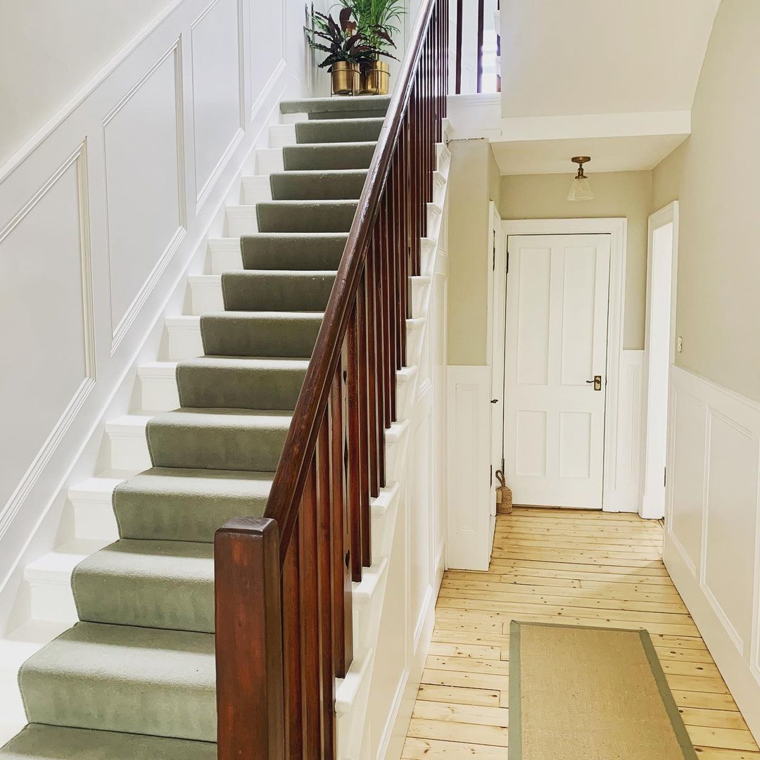 Velvet Look Sage Green Carpet 