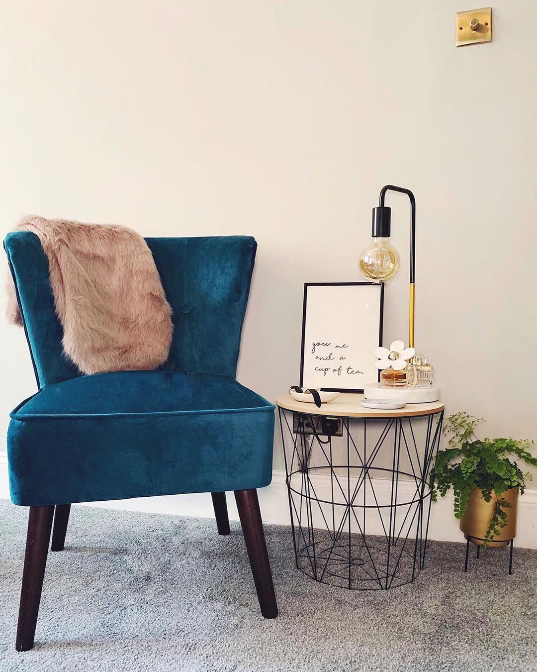 Steel Carpet Grey Bedroom