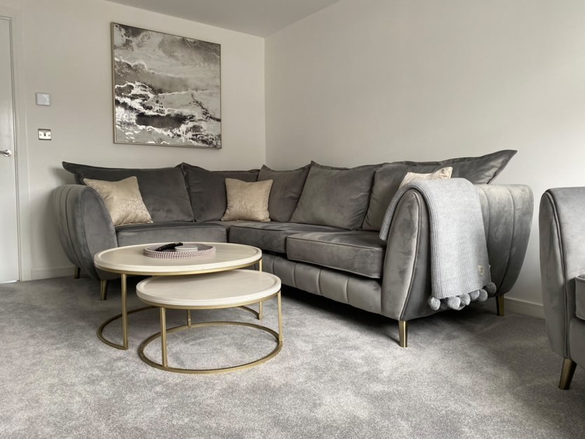 Rowhill - Misty Grey Living Room