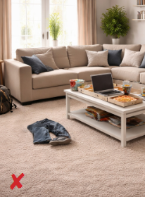 2. Clutter-free.