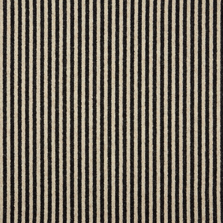 Lerwick Black Cream Stripe