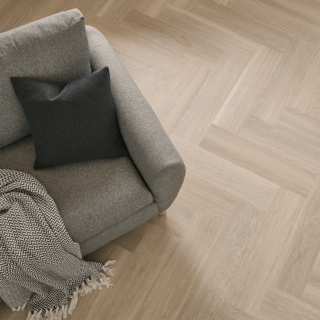 Van Gogh Herringbone Neutral Brushed Oak