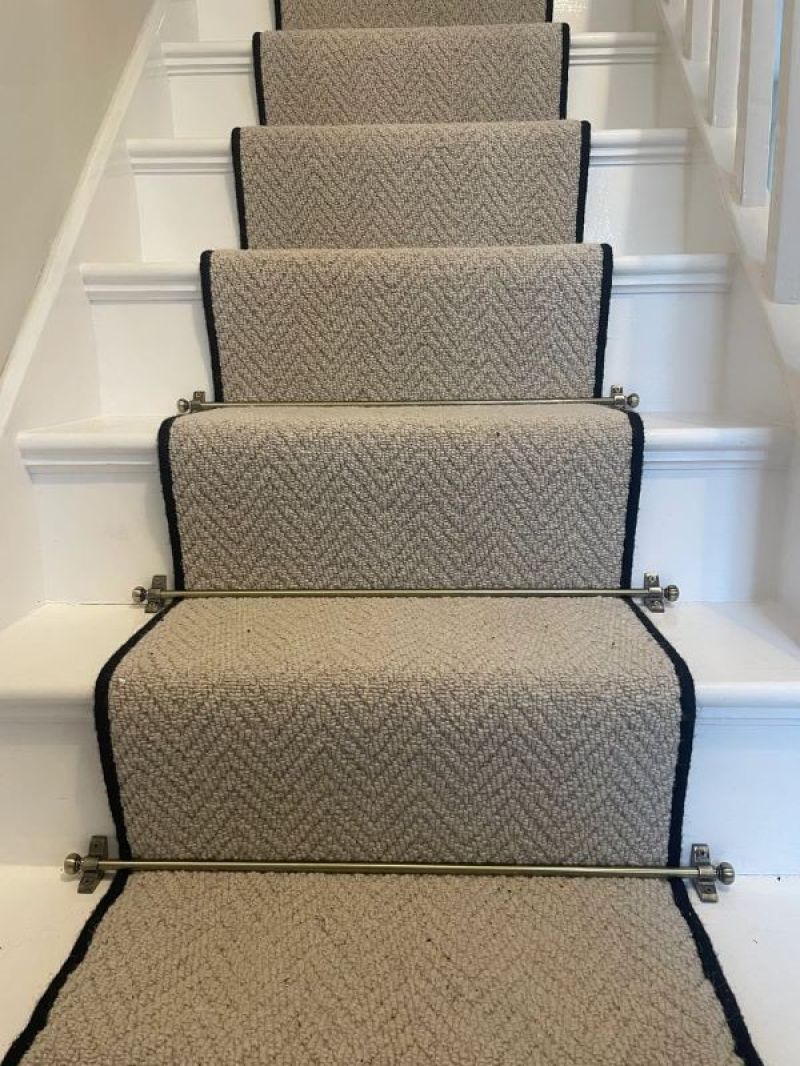 Rosehill - Flax Herringbone