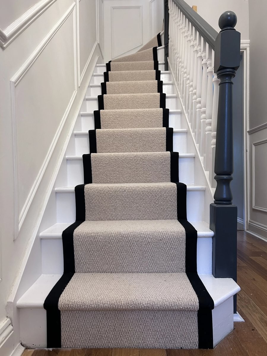 Coco - Porcelain Weave Beige Stairs