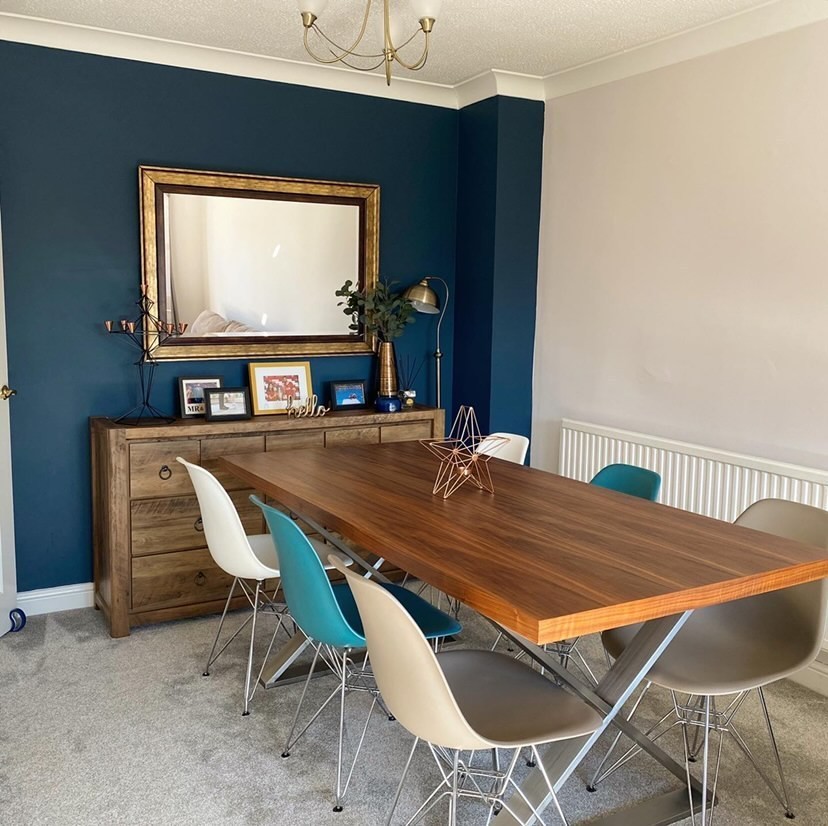 Lordship - Iced Slate Silver Dining Room