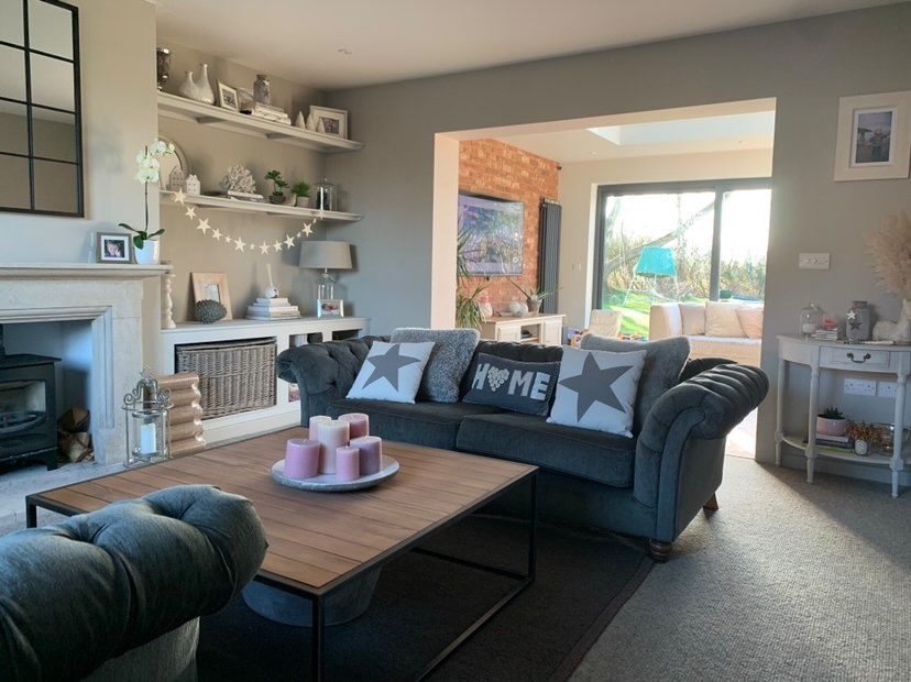 Saturn - Cloud Grey Living Room