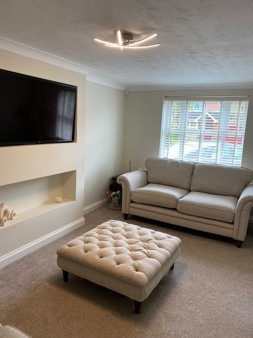 Dallas - Mink  Beige Living Room