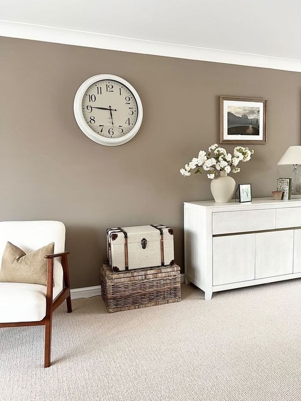Casablanca - Sandy Cobble  Beige Living Room