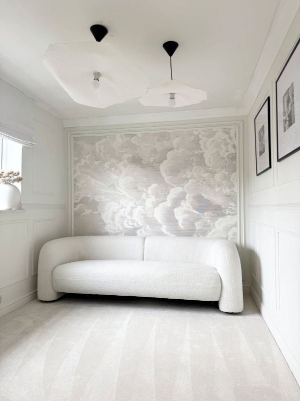 House Beautiful Breeze - Dove White Living Room