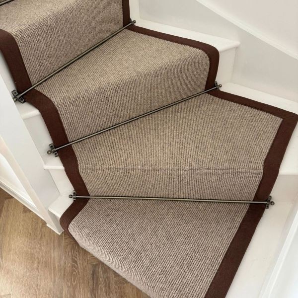 Elan - Straw Linear Beige Stairs