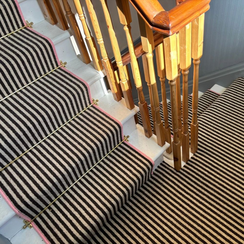 Lerwick - Black and Cream Stripe Multicoloured Stairs