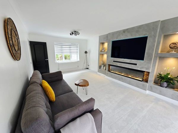 Kosset Holmes - Frosty Silver Living Room