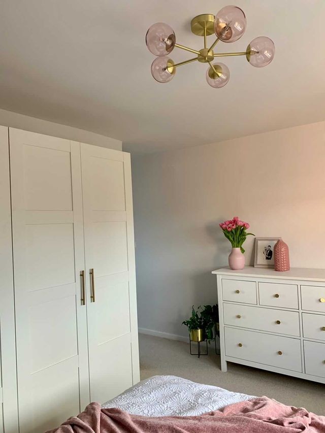 Casablanca - Sandy Cobble Beige Bedroom