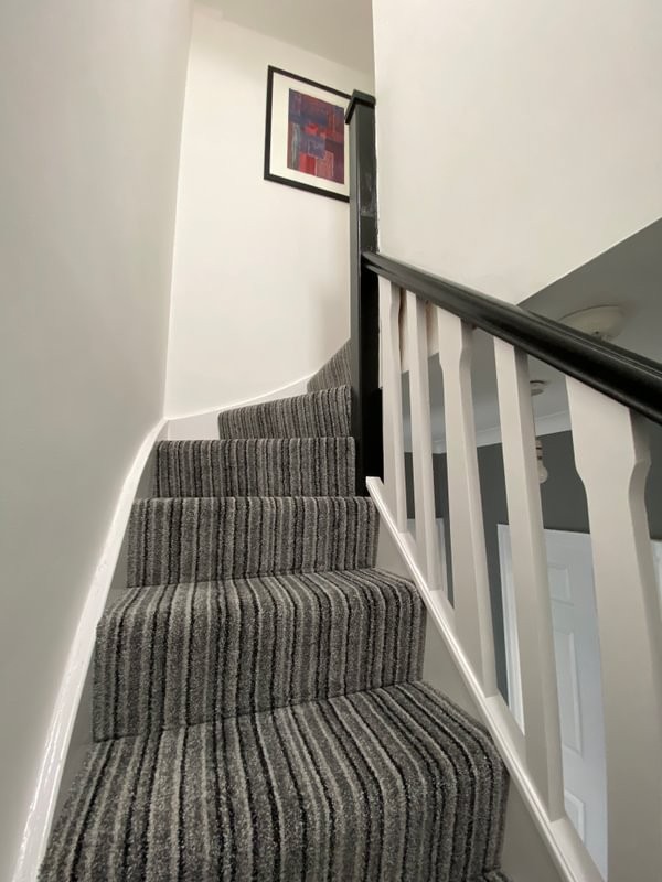 Rosantha Stripes - Grey Grey Stairs